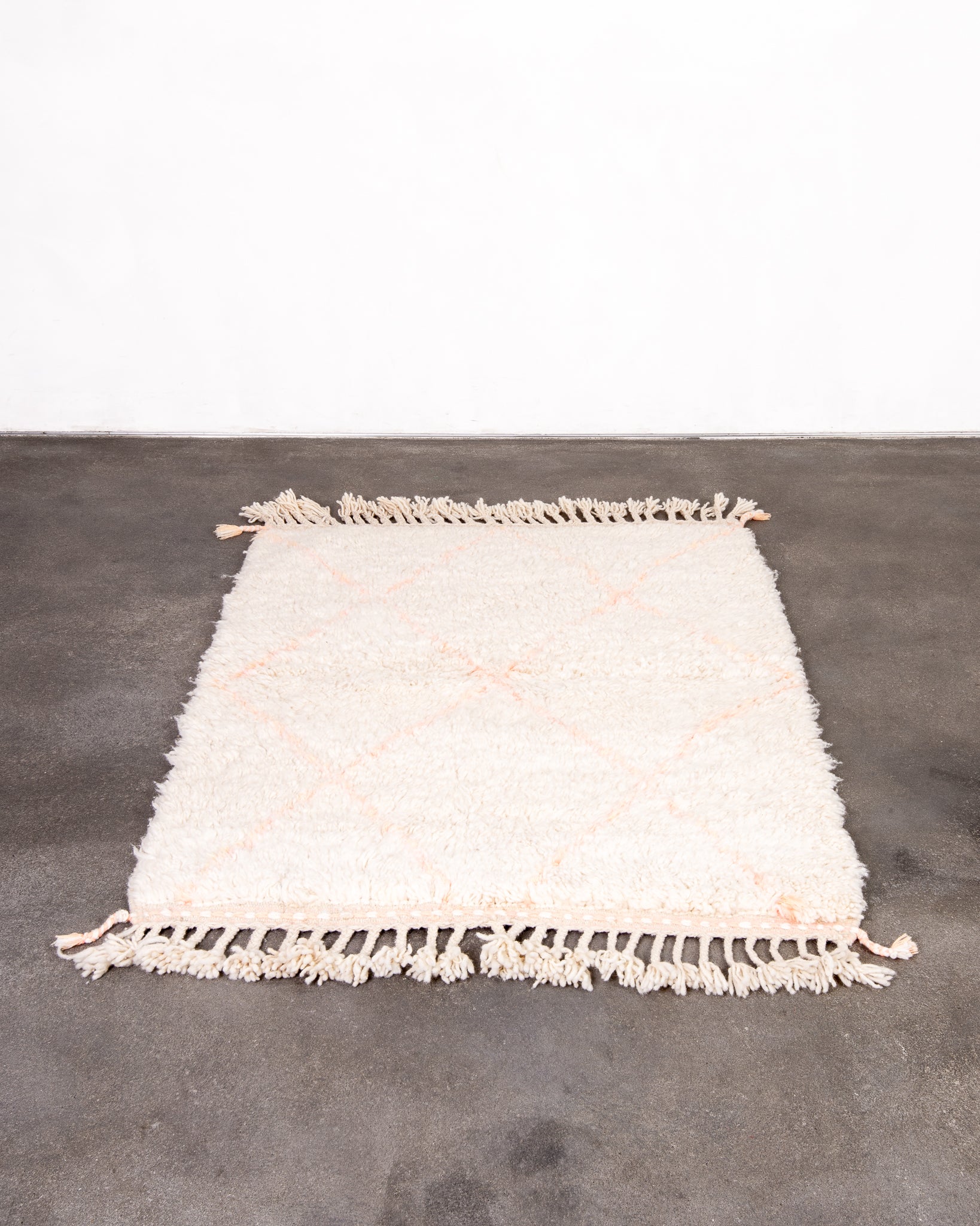Modern designer handcrafted Berber rug from morocco Beniourain with beautiful colors and patterns